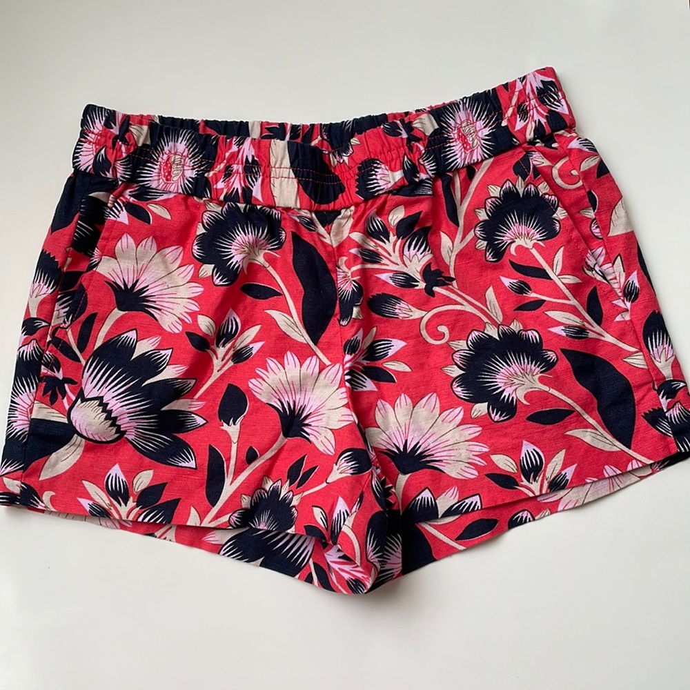 J. Crew • Printed Linen Shorts